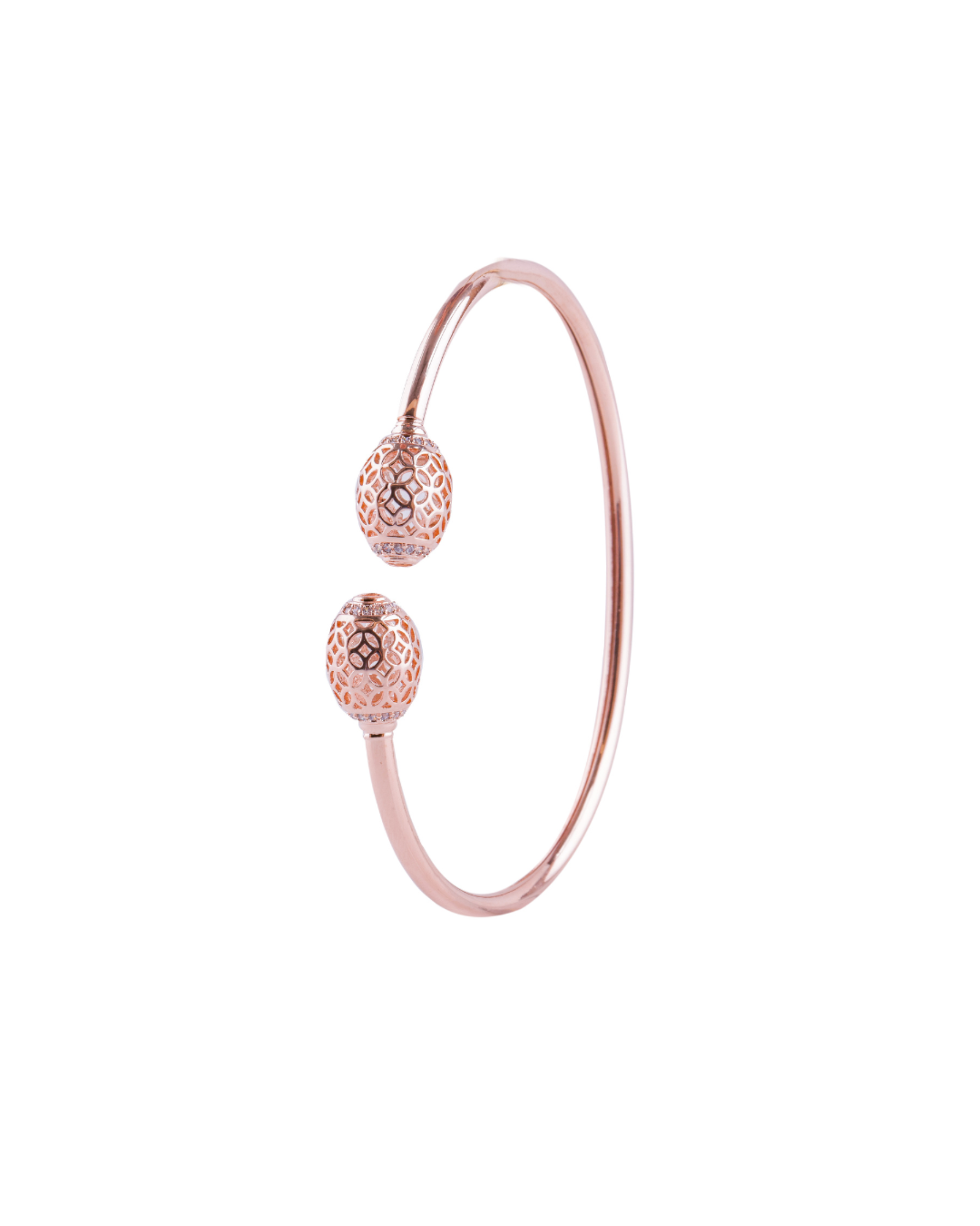 Designer Rose Gold Cuff Bracelet