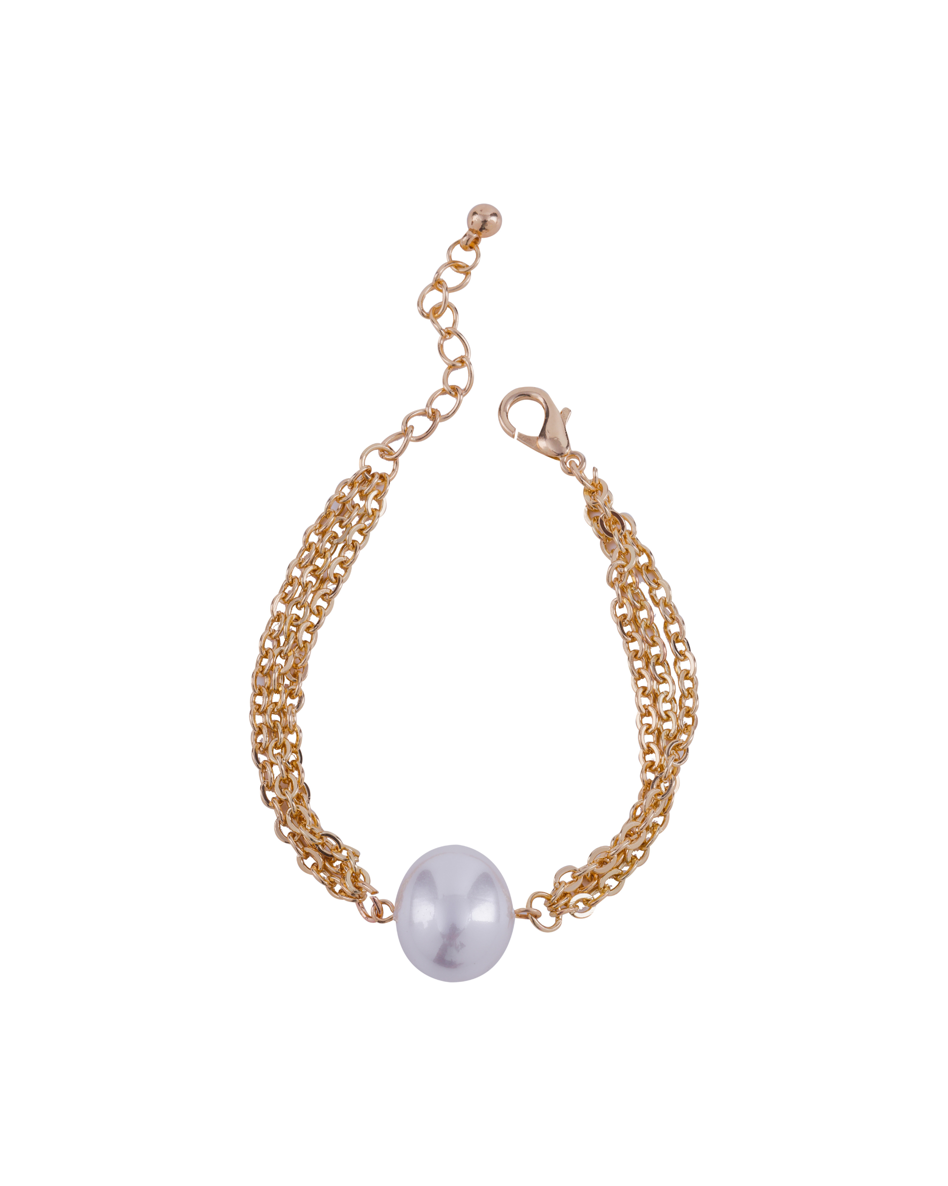 Pearl & Chain Bracelet