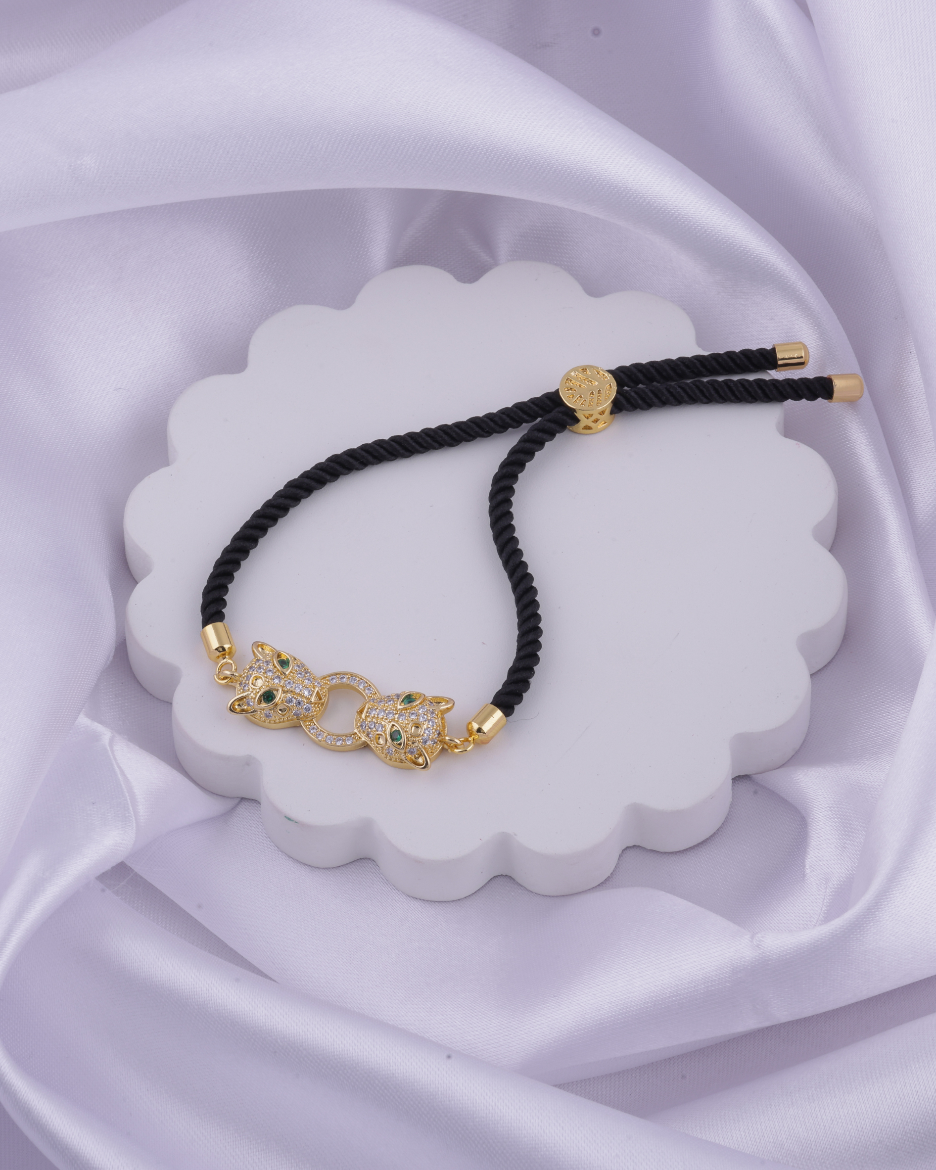 Adjustable Panther Bracelet