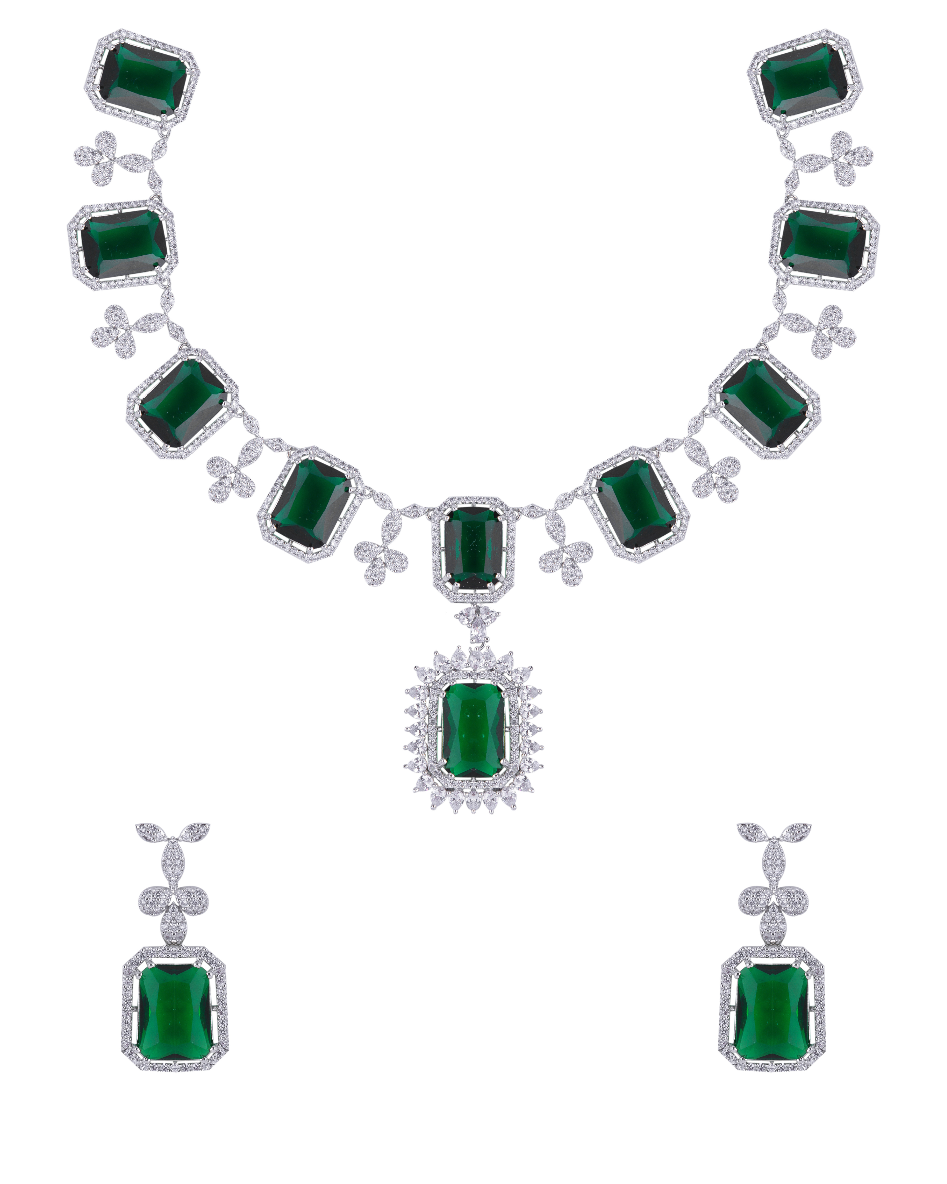 Designer Gemstone Necklace Set